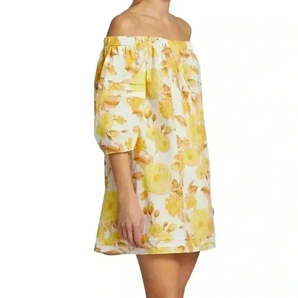 BA&SH
Nabi Floral Off-The-Shoulder Mini Dress New With Tag - Picture 9 of 11